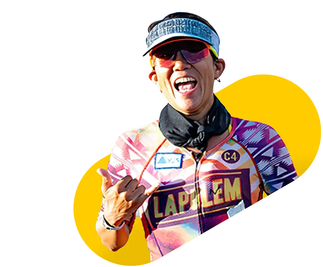 Con la ayuda de Synthesit, la triatleta japonesa Maika Ota se proclamó campeona